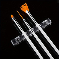 Acrylic Brush Holder Pen Brush Stand Brush Rest For 5 Nail Pens