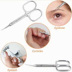 Cuticle Scissors 1mm Superapex Extra Fine Manicure Pedicure Curved Blade
