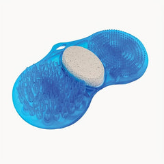 Dual Shower Foot Scrubber Massager with Pumice Stone