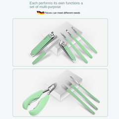 10 Pcs Professional Pedicure Manicure Set Nail Clipper Cutter Files Ear Spoon