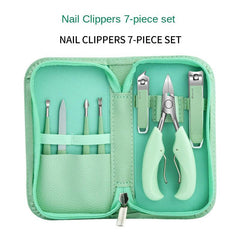 10 Pcs Professional Pedicure Manicure Set Nail Clipper Cutter Files Ear Spoon