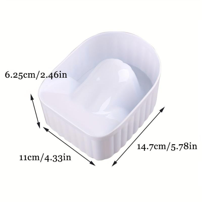 Nail Art Soak Bowl Acrylic Gel Nails Soaking Tray Hand Spa Bowl