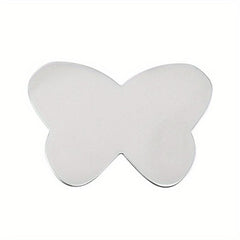 Stainless Steel Nail Art Palette Round Butterfly Heart Shape Finger Ring Palette