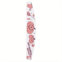 Halloween Printed Scrub Nail File Washable Double Sided Nail File