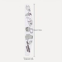 Halloween Printed Scrub Nail File Washable Double Sided Nail File