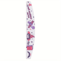 Halloween Printed Scrub Nail File Washable Double Sided Nail File