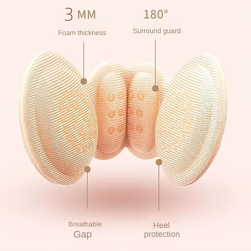 2pcs Women's High Heel Insoles Adhesive Pads Pain Relief Foot Care Soft Comfort