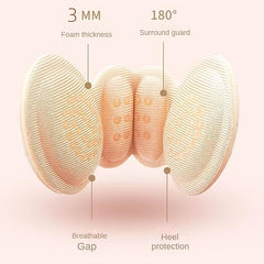 2pcs Women's High Heel Insoles Adhesive Pads Pain Relief Foot Care Soft Comfort
