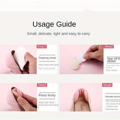 2pcs Women's High Heel Insoles Adhesive Pads Pain Relief Foot Care Soft Comfort