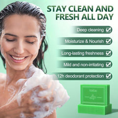 Peppermint & Olive Soap for Face Body Hand Foot Cleansing