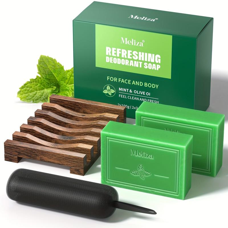 Peppermint & Olive Soap for Face Body Hand Foot Cleansing