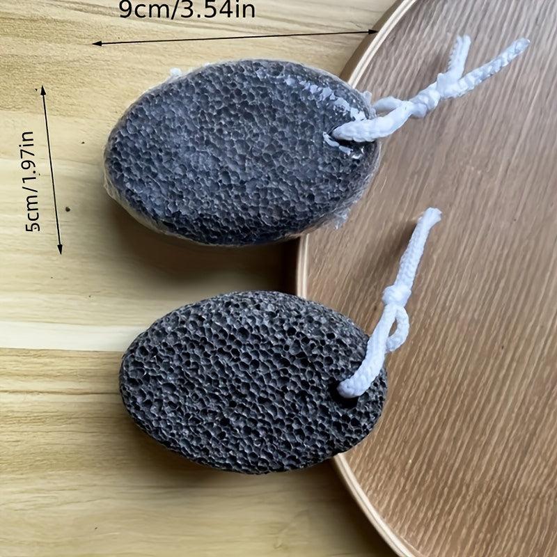 Pumice Stone for Feet, Elbows, and Hands - Foot Scrubber with Rope