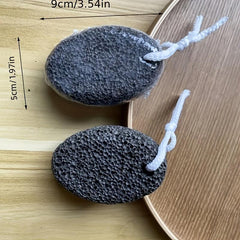 Pumice Stone for Feet, Elbows, and Hands - Foot Scrubber with Rope