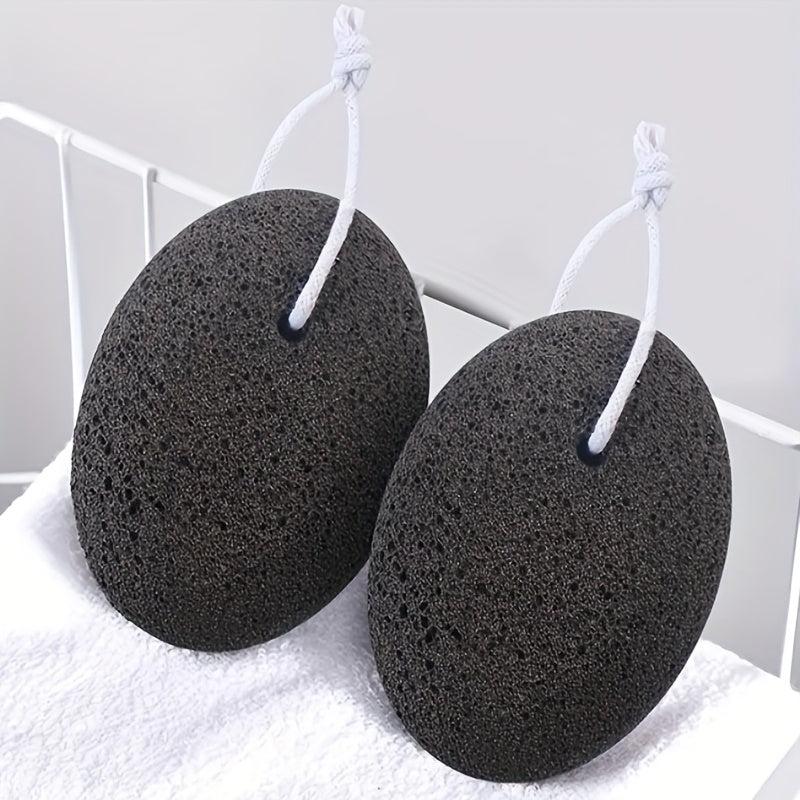 Pumice Stone for Feet, Elbows, and Hands - Foot Scrubber with Rope