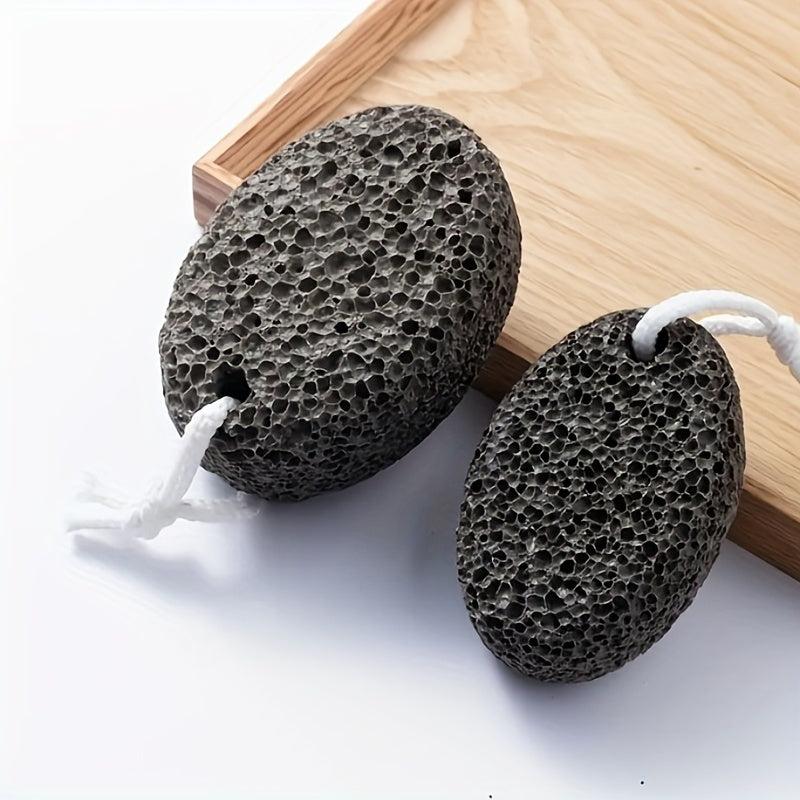 Pumice Stone for Feet, Elbows, and Hands - Foot Scrubber with Rope