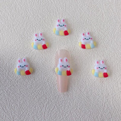 Bunny Nail Art Charms - DIY Nail Salon Accessories