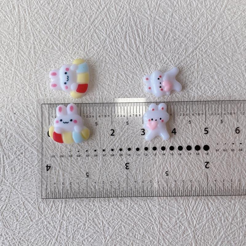 Bunny Nail Art Charms - DIY Nail Salon Accessories