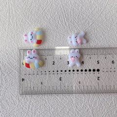 Bunny Nail Art Charms - DIY Nail Salon Accessories
