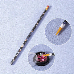 4 Colors Rhinestone Dotting Pencils for Nail Art Gem Picking