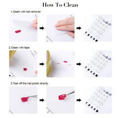 Foldable Washable Nail Art Tools Silicone Pad Stamping Pad