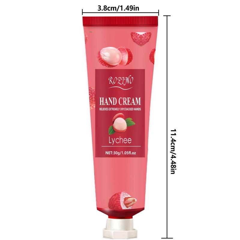 5 Pcs Litchi Hand Cream - Deeply Moisturizing and Nourishing Hand Lotion