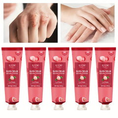 5 Pcs Litchi Hand Cream - Deeply Moisturizing and Nourishing Hand Lotion