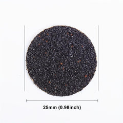 100pcs 25mm Pedicure File Replacement Sandpaper Wheel Foot Rasp File