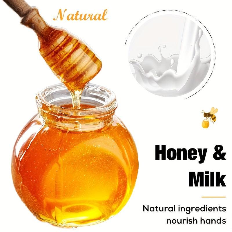 Honey&Milk Hand Mask: Deeply Moisturize & Soften Hands