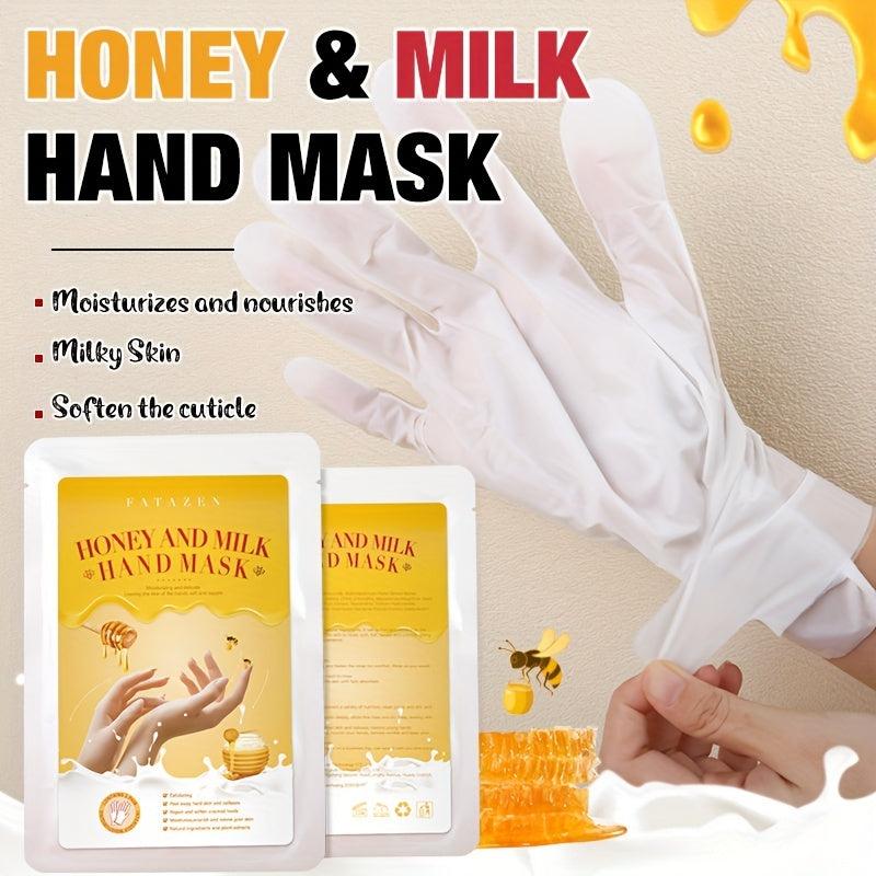 Honey&Milk Hand Mask: Deeply Moisturize & Soften Hands