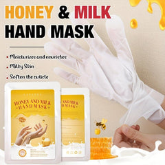 Honey&Milk Hand Mask: Deeply Moisturize & Soften Hands