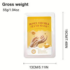 Honey&Milk Hand Mask: Deeply Moisturize & Soften Hands
