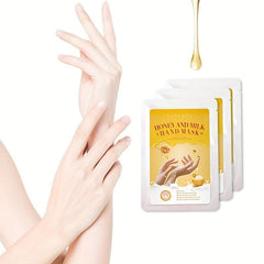 Honey&Milk Hand Mask: Deeply Moisturize & Soften Hands