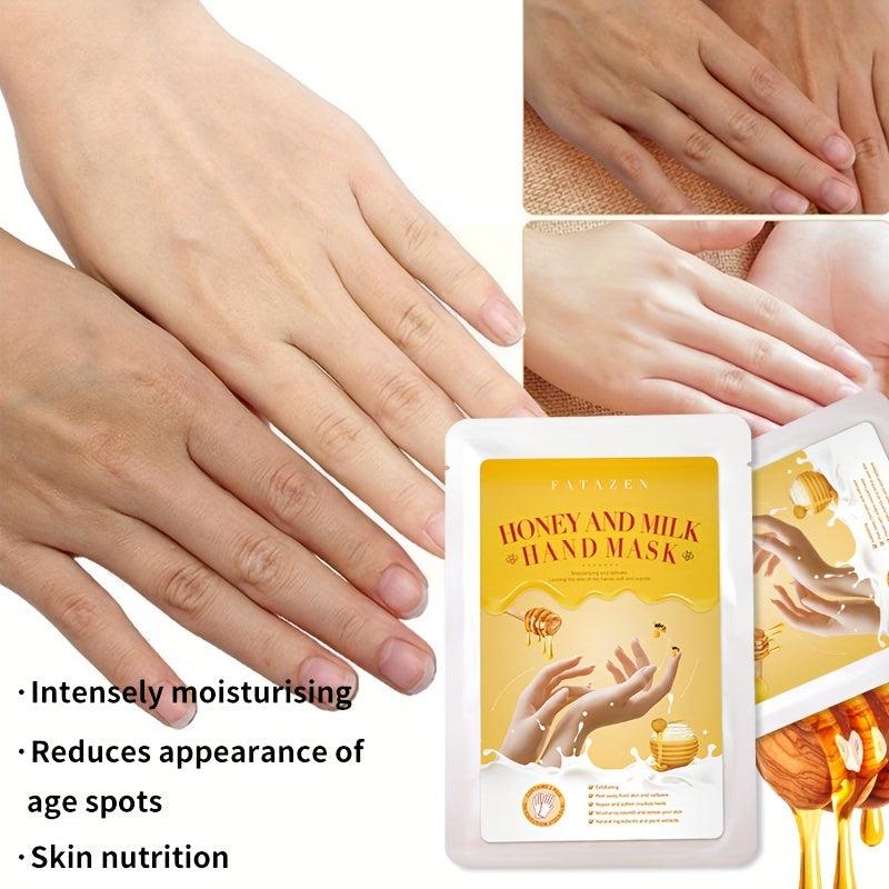 Honey&Milk Hand Mask: Deeply Moisturize & Soften Hands