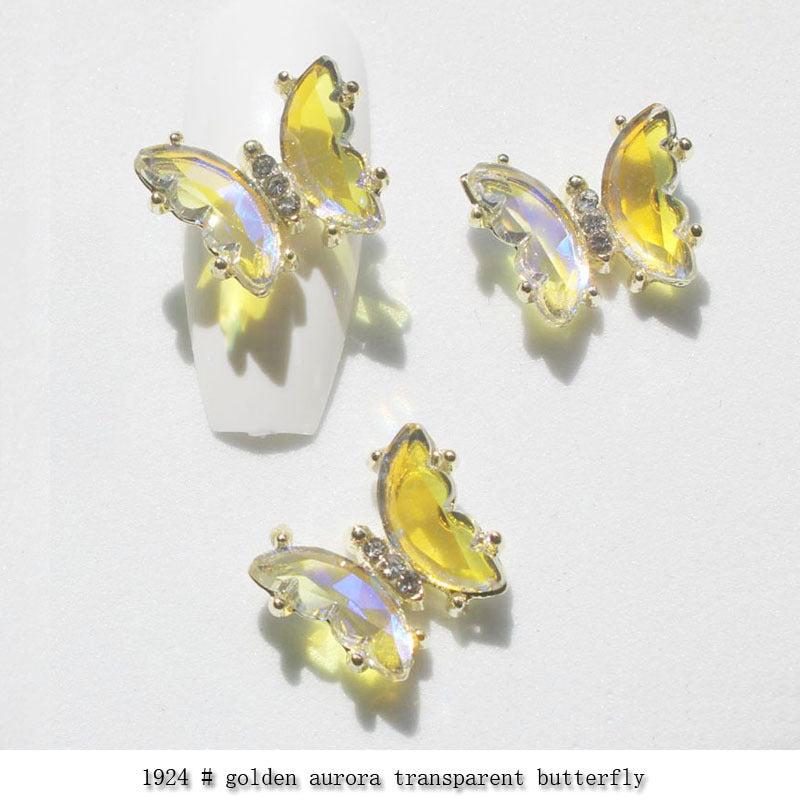 Butterfly 3D Nail Charms For Women Girls DIY Decorations