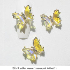 Butterfly 3D Nail Charms For Women Girls DIY Decorations