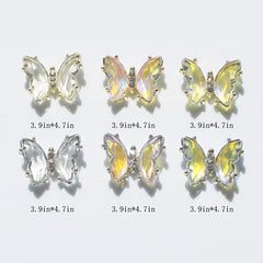 Butterfly 3D Nail Charms For Women Girls DIY Decorations