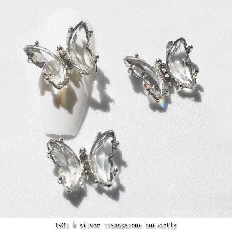 Butterfly 3D Nail Charms For Women Girls DIY Decorations