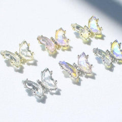 Butterfly 3D Nail Charms For Women Girls DIY Decorations