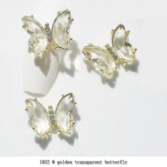 Butterfly 3D Nail Charms For Women Girls DIY Decorations