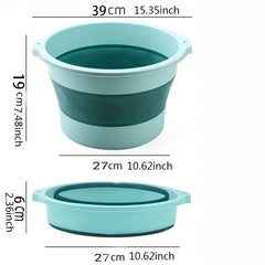 Collapsible Bucket Foot Spa Portable Travel Outdoor Camping Foot Soaking Tub
