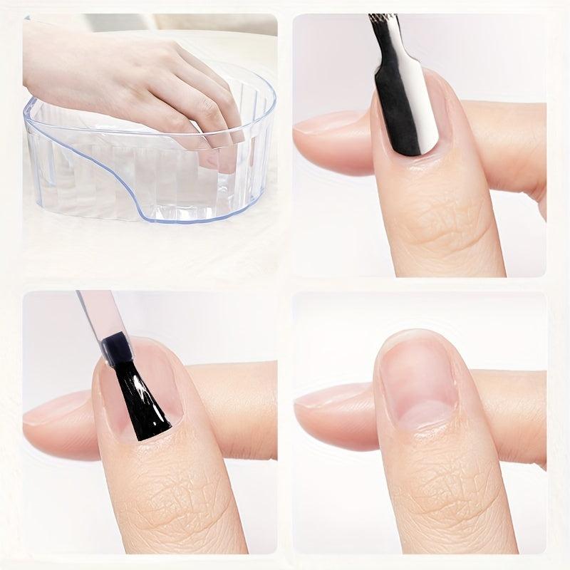 Acrylic Manicure Soaking Bowl Finger Skin Soften Clear Bowl
