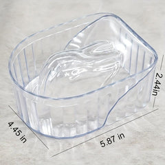 Acrylic Manicure Soaking Bowl Finger Skin Soften Clear Bowl