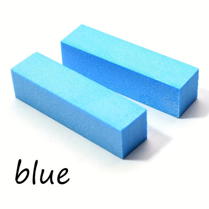 10pcs Double Side Nail Files Buffer Washable Buffing Sanding File Sponge