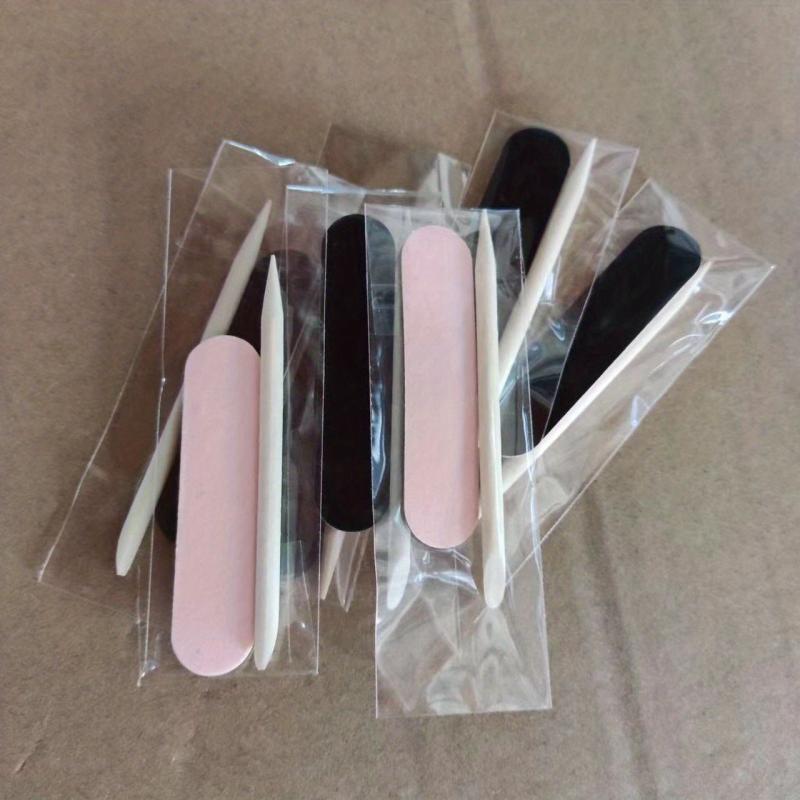 Double Sided Mini Nail Files Set with Cuticle Sticks - Perfect Gift for Mothers