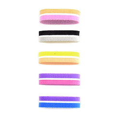 50pcs Double Sided Colorful Nail File Blocks Sponge Buffer Strips