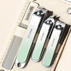 4 Pcs Nail Clippers Set Nail Clipper Nail Files Travel Nail Care Kit Men Women