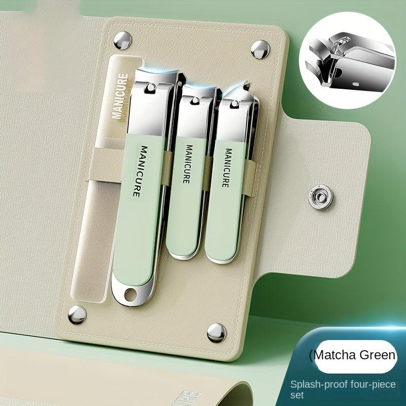 4 Pcs Nail Clippers Set Nail Clipper Nail Files Travel Nail Care Kit Men Women