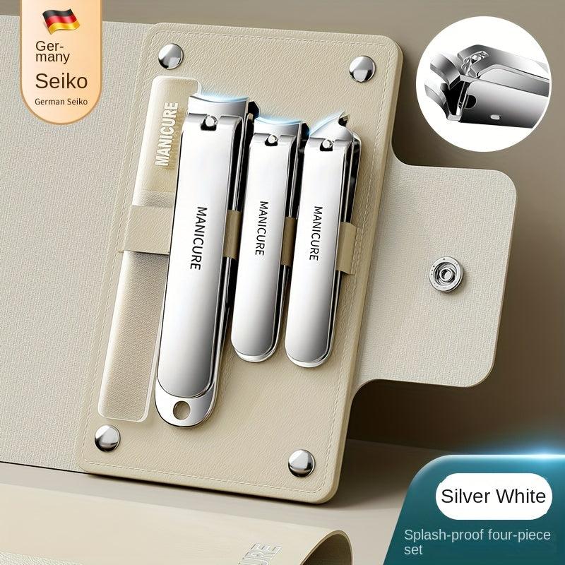 4 Pcs Nail Clippers Set Nail Clipper Nail Files Travel Nail Care Kit Men Women