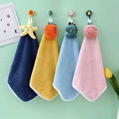 Soft Absorbent Hand Towel Coral Velvet Hand Towel