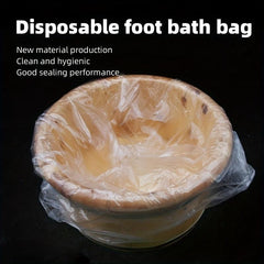 130pc Travel Foot Bath Set: 80 Bags, 50 Towels
